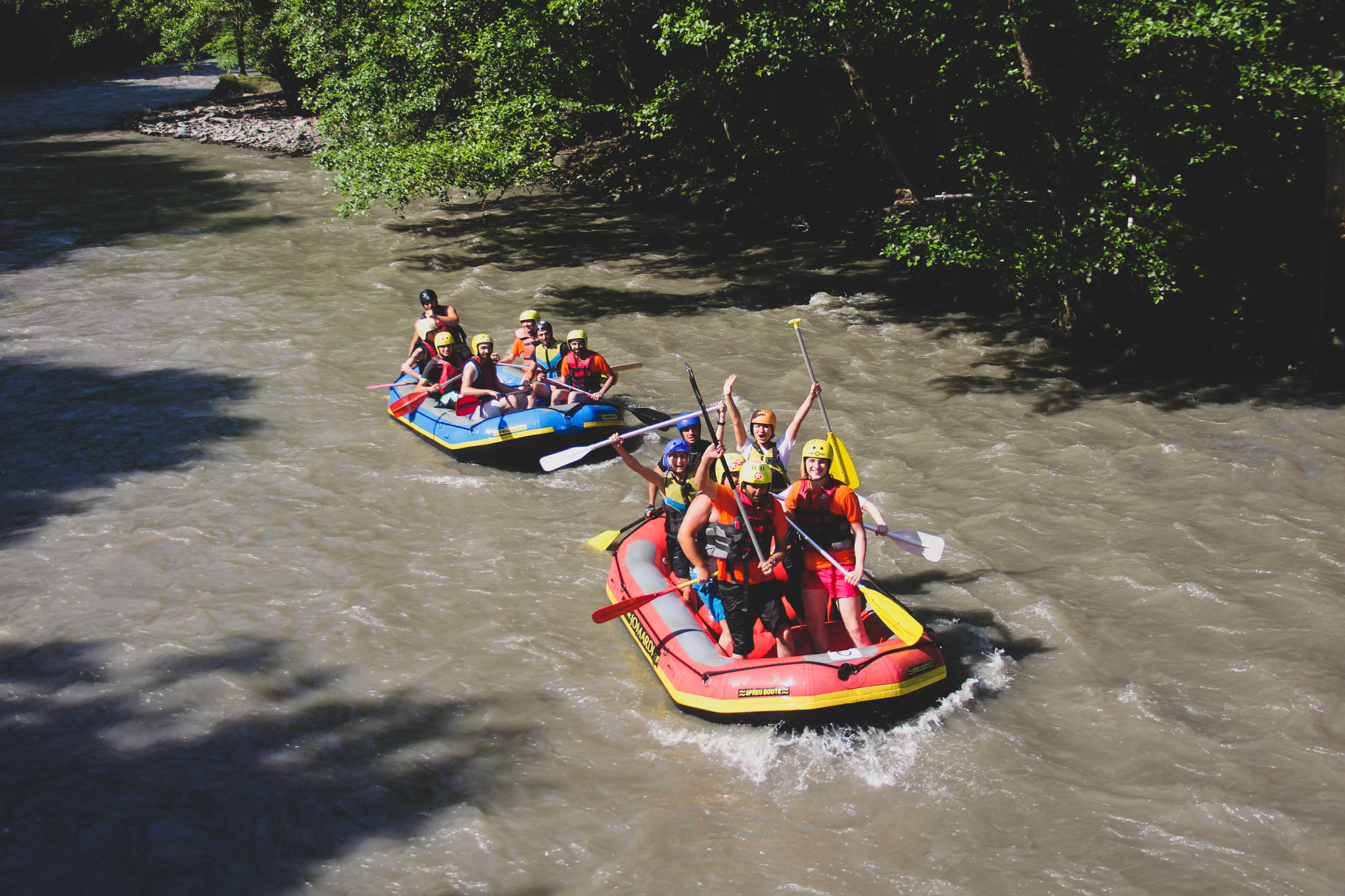Rafting on the Pshavi Aragvi river